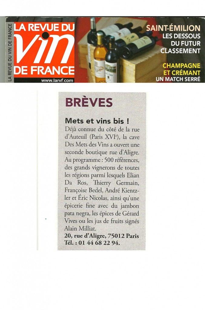 Revue de presse site