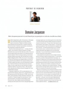 Article vigneron Jacqueson